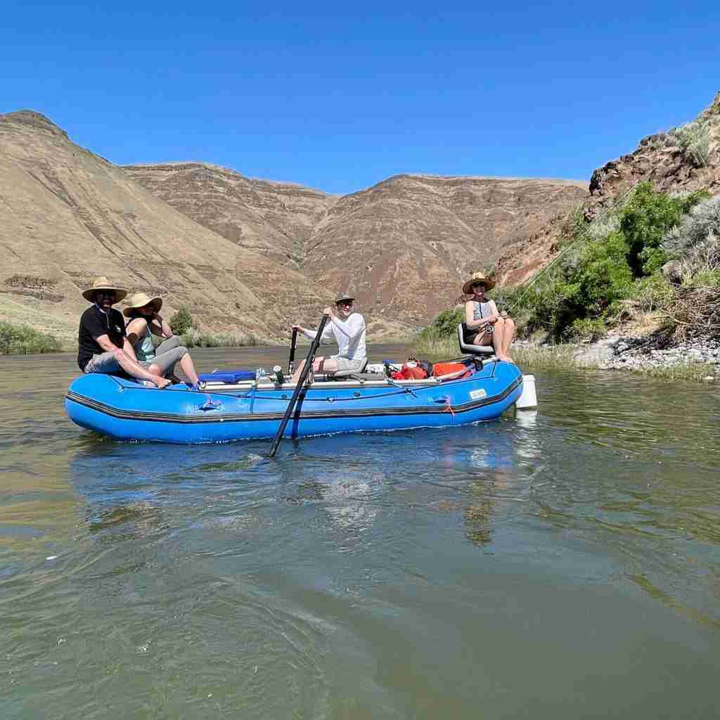 Inflatable frame raft &ldquo;Big Blue&rdquo;