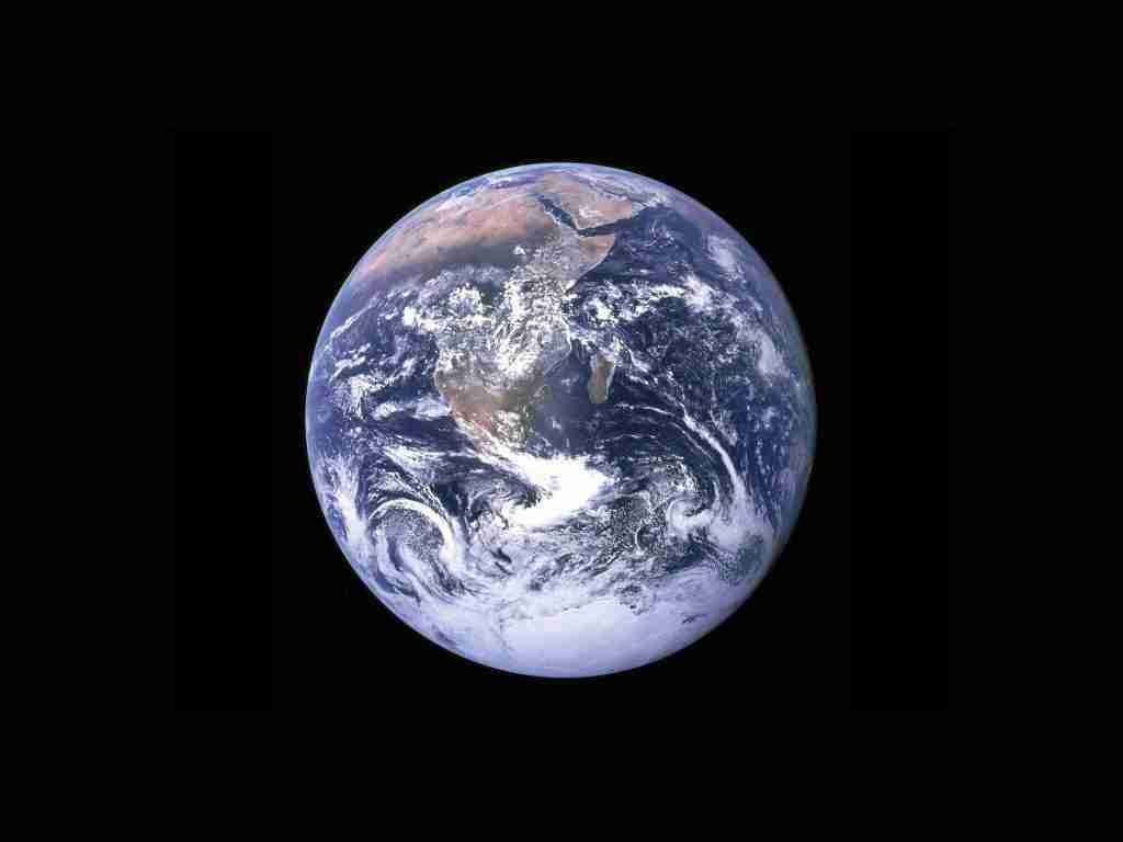 View of the Earth from space